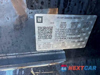 Zdjęcie 10 z 10 samochodu: 2019 CADILLAC ESCALADE ESV VIN:1GYS4GKJ7KR201124 - miniatura