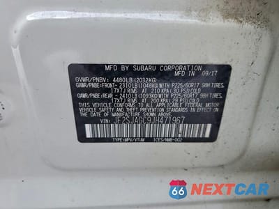 Zdjęcie 13 z 13 samochodu: 2018 SUBARU FORESTER 2.5I PREMIUM VIN:JF2SJAGC9JH471967 - miniatura