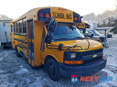 2012 CHEVROLET EXPRESS SCHOOL BUS 1GB3G3BG4C1126062 - główne zdjęcie licytacji z USA - miniatura