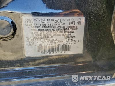 Zdjęcie 12 z 15 samochodu: 2021 NISSAN VERSA SV VIN:3N1CN8EV8ML891457 - miniatura