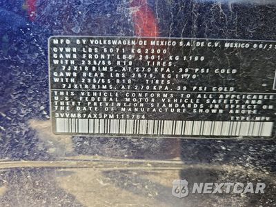 Zdjęcie 13 z 14 samochodu: 2023 VOLKSWAGEN TIGUAN SE VIN:3VVMB7AX3PM111764 - miniatura