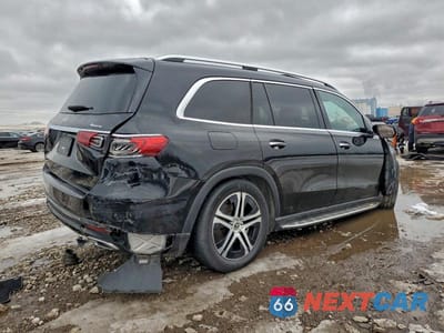 Trzecie zdjęcie samochodu z tyłu: 2021 MERCEDES-BENZ GLS 450 4MATIC VIN:4JGFF5KE1MA538510 - miniatura
