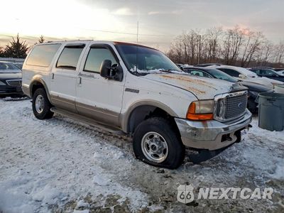 Czwarte zdjęcie samochodu z boku: 2000 FORD EXCURSION LIMITED VIN:1FMNU43SXYED28051 - miniatura