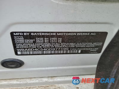 Zdjęcie 12 z 12 samochodu: 2016 BMW 650 I GRAN COUPE VIN:WBA6D4C54GD977199 - miniatura