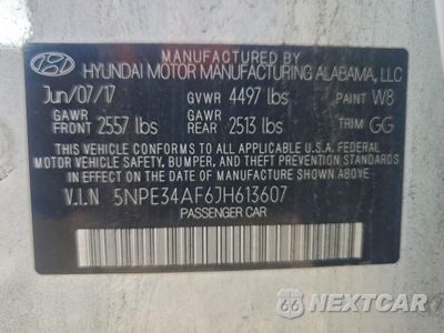 Zdjęcie 12 z 12 samochodu: 2018 HYUNDAI SONATA SPORT VIN:5NPE34AF6JH613607 - miniatura