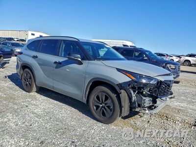 Czwarte zdjęcie samochodu z boku: 2024 TOYOTA HIGHLANDER HYBRID XLE VIN:5TDKARAH5RS537844 - miniatura