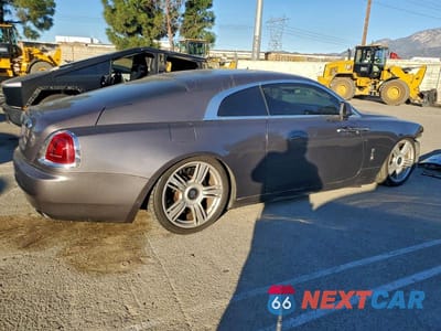 Trzecie zdjęcie samochodu z tyłu: 2014 ROLLS-ROYCE WRAITH VIN:SCA665C5XEUX84532 - miniatura