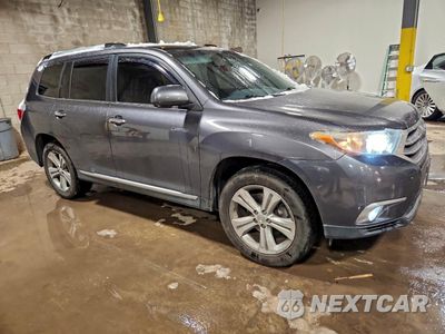 Czwarte zdjęcie samochodu z boku: 2012 TOYOTA HIGHLANDER LIMITED VIN:5TDDK3EH8CS122599 - miniatura