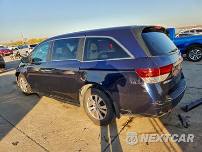 Drugie zdjęcie samochodu z przodu: 2014 HONDA ODYSSEY EXL VIN:5FNRL5H64EB105489 - miniatura