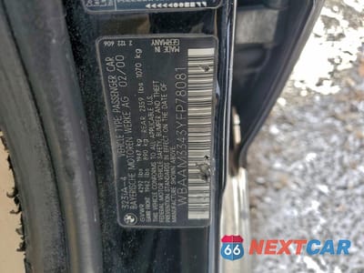 Zdjęcie 12 z 12 samochodu: 2000 BMW 323 I VIN:WBAAM3343YFP78081 - miniatura