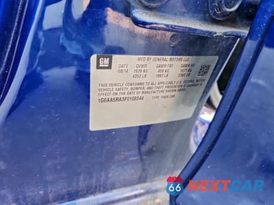Zdjęcie 12 z 12 samochodu: 2015 CADILLAC ATS VIN:1G6AA5RA3F0108344 - miniatura