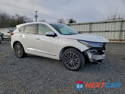 Czwarte zdjęcie samochodu z boku: 2025 ACURA RDX ADVANCE VIN:5J8TC2H73SL000580 - miniatura