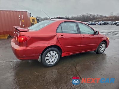 Trzecie zdjęcie samochodu z tyłu: 2004 TOYOTA COROLLA LE VIN:2T1BR38E24C312784 - miniatura