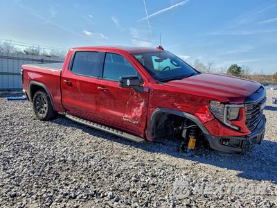 Czwarte zdjęcie samochodu z boku: 2024 GMC SIERRA K1500 AT4X VIN:3GTUUFEL9RG175769 - miniatura