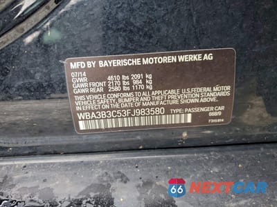 Zdjęcie 12 z 14 samochodu: 2015 BMW 328 XI VIN:WBA3B3C53FJ983580 - miniatura