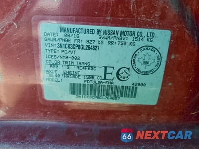 Zdjęcie 13 z 13 samochodu: 2016 NISSAN MICRA VIN:3N1CK3CP8GL264827 - miniatura