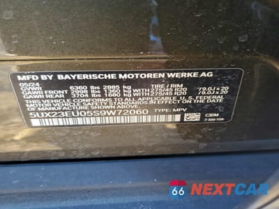 Zdjęcie 13 z 14 samochodu: 2025 BMW X5 XDRIVE40I VIN:5UX23EU05S9W72060 - miniatura