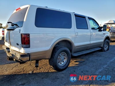 Trzecie zdjęcie samochodu z tyłu: 2002 FORD EXCURSION XLT VIN:1FMNU41S72EA85891 - miniatura