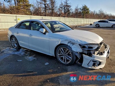 Czwarte zdjęcie samochodu z boku: 2020 AUDI A4 PREMIUM PLUS VIN:WAUENAF41LN014517 - miniatura