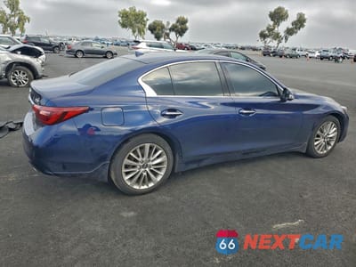 Trzecie zdjęcie samochodu z tyłu: 2021 INFINITI Q50 LUXE VIN:JN1EV7BPXMM702158 - miniatura
