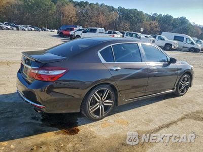 Trzecie zdjęcie samochodu z tyłu: 2017 HONDA ACCORD SPORT VIN:1HGCR2F54HA285276 - miniatura