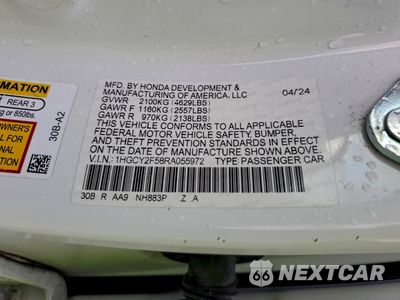 Zdjęcie 12 z 12 samochodu: 2024 HONDA ACCORD HYBRID SPORT VIN:1HGCY2F58RA055972 - miniatura