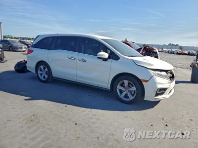Czwarte zdjęcie samochodu z boku: 2019 HONDA ODYSSEY EX VIN:5FNRL6H52KB035323 - miniatura