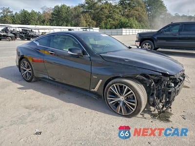 Czwarte zdjęcie samochodu z boku: 2017 INFINITI Q60 PREMIUM VIN:JN1EV7EL1HM550138 - miniatura