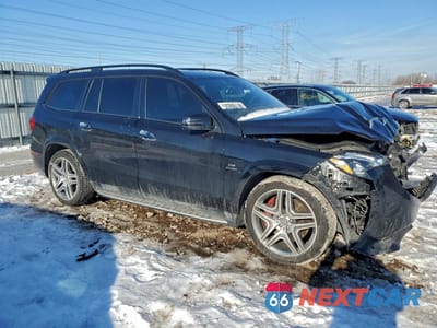 Czwarte zdjęcie samochodu z boku: 2019 MERCEDES-BENZ GLS 63 AMG 4MATIC VIN:4JGDF7FE3KB190150 - miniatura