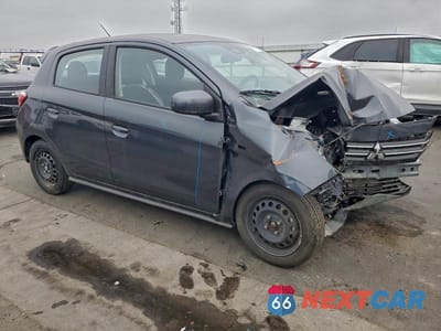 Czwarte zdjęcie samochodu z boku: 2024 MITSUBISHI MIRAGE ES VIN:ML32AUHJ3RH012381 - miniatura
