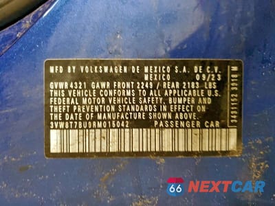 Zdjęcie 12 z 12 samochodu: 2024 VOLKSWAGEN JETTA 40TH ANNIVERSARY VIN:3VW8T7BU9RM015042 - miniatura