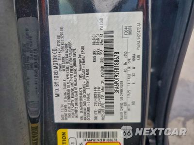 Zdjęcie 12 z 13 samochodu: 2015 FORD FUSION SE VIN:3FA6P0T92FR188678 - miniatura