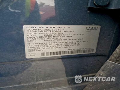 Zdjęcie 14 z 14 samochodu: 2025 AUDI Q6 E-TRON PREMIUM PLUS VIN:WA122BGF5SA022222 - miniatura