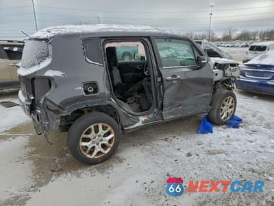 Trzecie zdjęcie samochodu z tyłu: 2016 JEEP RENEGADE LATITUDE VIN:ZACCJBBT6GPD82875 - miniatura