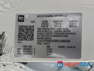 Zdjęcie 13 z 13 samochodu: 2024 CHEVROLET COLORADO VIN:1GCPSBEK0R1146839 - miniatura