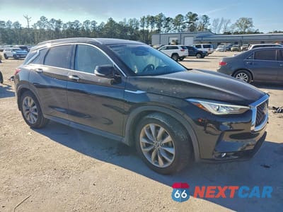 Czwarte zdjęcie samochodu z boku: 2019 INFINITI QX50 ESSENTIAL VIN:3PCAJ5M36KF140402 - miniatura