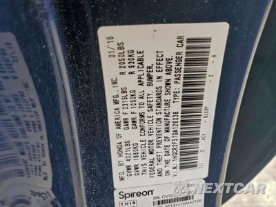 Zdjęcie 12 z 12 samochodu: 2016 HONDA ACCORD SPORT VIN:1HGCR2F57GA126038 - miniatura
