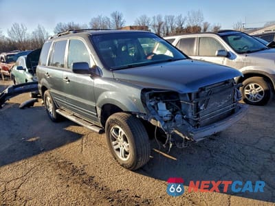 Czwarte zdjęcie samochodu z boku: 2004 HONDA PILOT EX VIN:2HKYF18474H591337 - miniatura