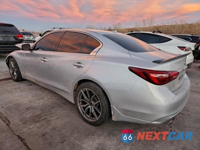 Drugie zdjęcie samochodu z przodu: 2018 INFINITI Q50 LUXE VIN:JN1EV7AR5JM436031 - miniatura