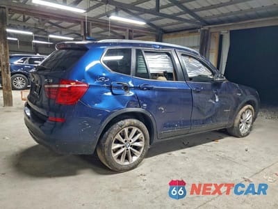 Trzecie zdjęcie samochodu z tyłu: 2015 BMW X3 XDRIVE28I VIN:5UXWX9C59F0D55101 - miniatura