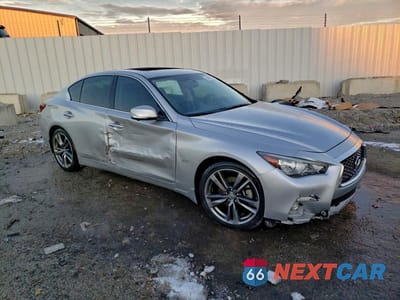 Czwarte zdjęcie samochodu z boku: 2019 INFINITI Q50 LUXE VIN:JN1EV7AP8KM542327 - miniatura