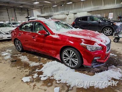 Czwarte zdjęcie samochodu z boku: 2021 INFINITI Q50 SENSORY VIN:JN1EV7CR3MM750861 - miniatura