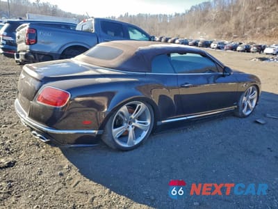 Trzecie zdjęcie samochodu z tyłu: 2016 BENTLEY CONTINENTAL GT V8 S VIN:SCBGH3ZA8GC056834 - miniatura