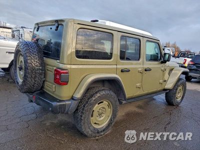 Trzecie zdjęcie samochodu z tyłu: 2025 JEEP WRANGLER SPORT 4XE VIN:1C4RJXN66SW516082 - miniatura
