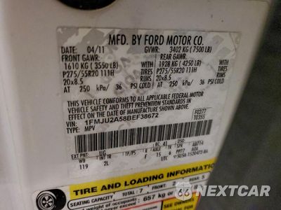 Zdjęcie 13 z 13 samochodu: 2011 FORD EXPEDITION LIMITED VIN:1FMJU2A58BEF38672 - miniatura
