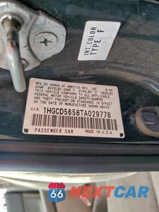 Zdjęcie 12 z 12 samochodu: 1996 HONDA ACCORD EX VIN:1HGCD5658TA029778 - miniatura