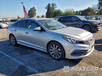 Czwarte zdjęcie samochodu z boku: 2017 HYUNDAI SONATA SPORT VIN:5NPE34AF6HH451682 - miniatura