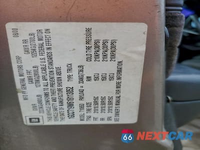 Zdjęcie 12 z 14 samochodu: 2001 CHEVROLET S TRUCK S10 VIN:1GCCT19W618113052 - miniatura