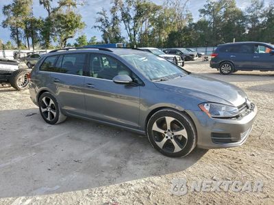 Czwarte zdjęcie samochodu z boku: 2015 VOLKSWAGEN GOLF SPORTWAGEN TDI S VIN:3VWCA7AUXFM510573 - miniatura