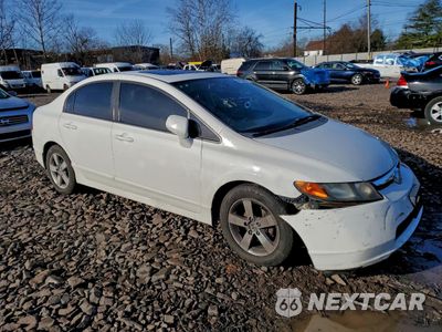 Czwarte zdjęcie samochodu z boku: 2008 HONDA CIVIC EX VIN:1HGFA168X8L098203 - miniatura